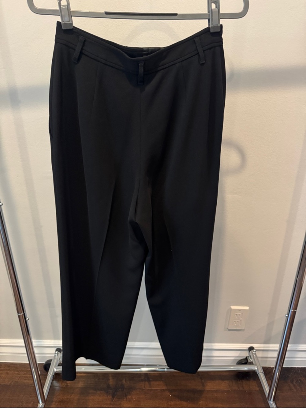 Babaton Black High-Rise Wide-Leg Trousers - Picture 5 of 7